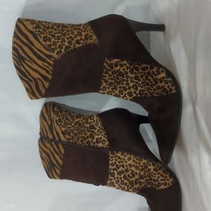 Animal Print Boot